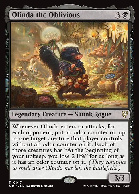 Olinda the Oblivious - Mystery Booster: Commander Edition MTG spoiler