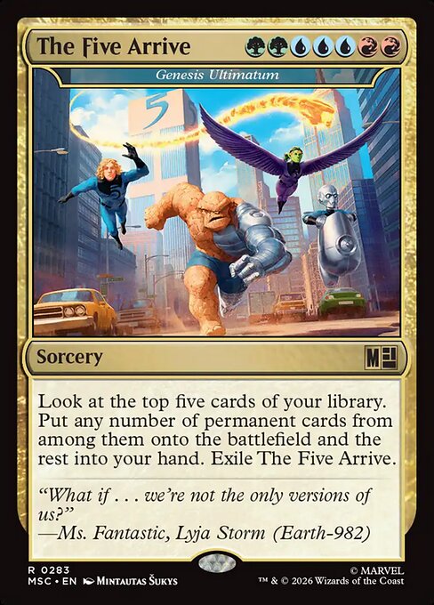 Genesis Ultimatum - Marvel Super Heroes Commander MTG spoiler