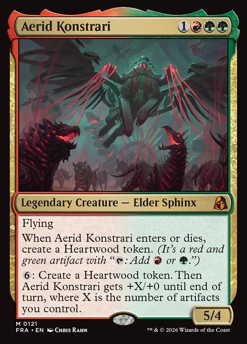 Aerid Konstrari - Reality Fracture MTG spoiler