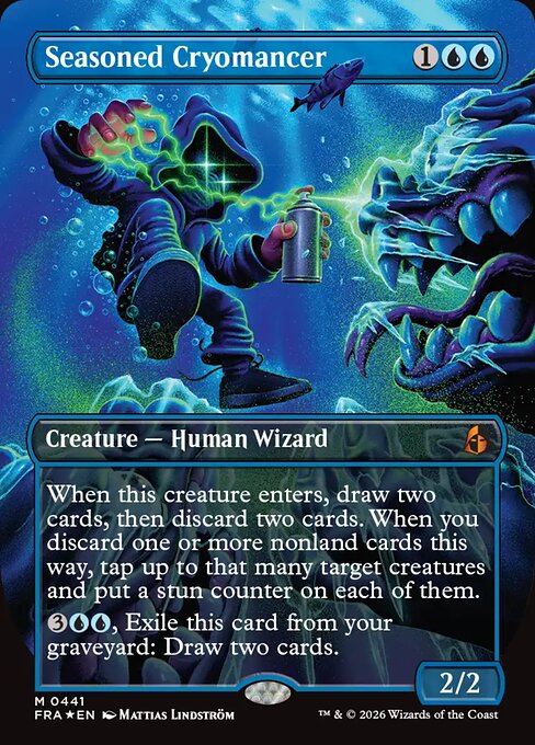Seasoned Cryomancer - Reality Fracture MTG spoiler