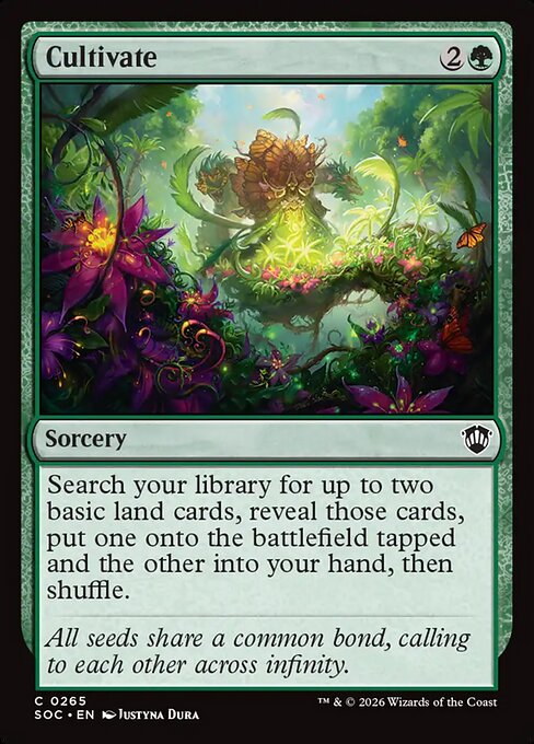 Cultivate - Secrets of Strixhaven Commander MTG spoiler