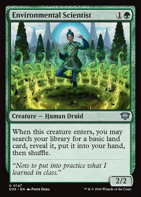 Environmental Scientist - Secrets of Strixhaven MTG spoiler