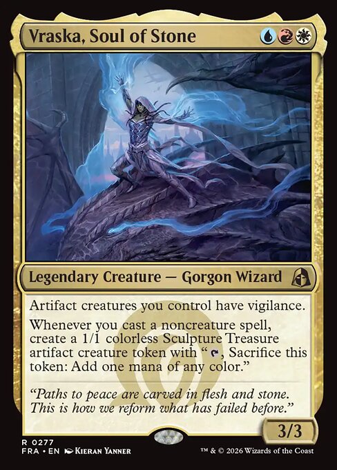 Vraska, Soul of Stone - Reality Fracture MTG spoiler