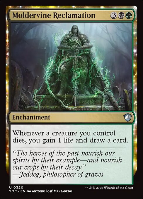 Moldervine Reclamation - Secrets of Strixhaven Commander MTG spoiler