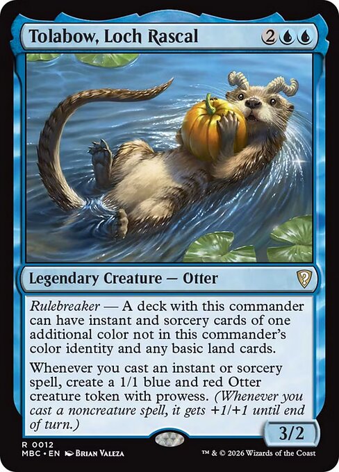 Tolabow, Loch Rascal - Mystery Booster: Commander Edition MTG spoiler