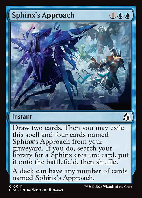 Sphinx's Approach - Reality Fracture MTG spoiler