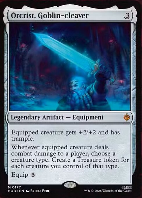Orcrist, Goblin-cleaver - The Hobbit MTG spoiler
