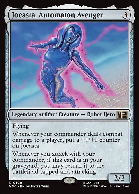 Jocasta, Automaton Avenger - Marvel Super Heroes Commander MTG spoiler