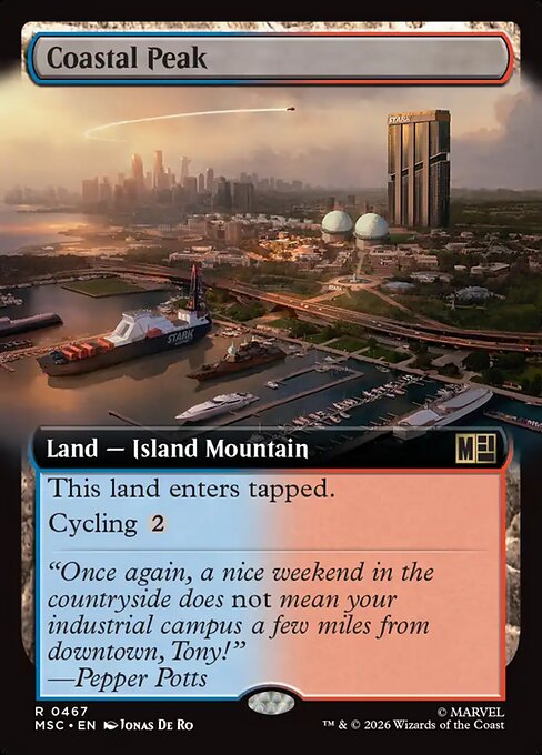 Coastal Peak - Marvel Super Heroes Commander MTG spoiler