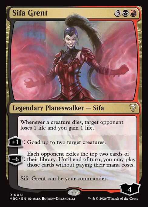 Sifa Grent - Mystery Booster: Commander Edition MTG spoiler
