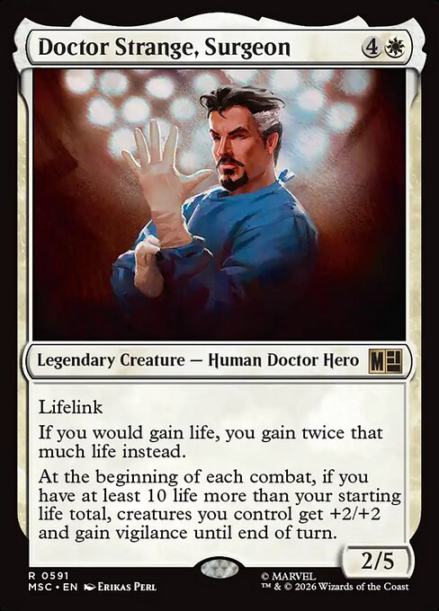 Doctor Strange, Surgeon - Marvel Super Heroes Commander MTG spoiler