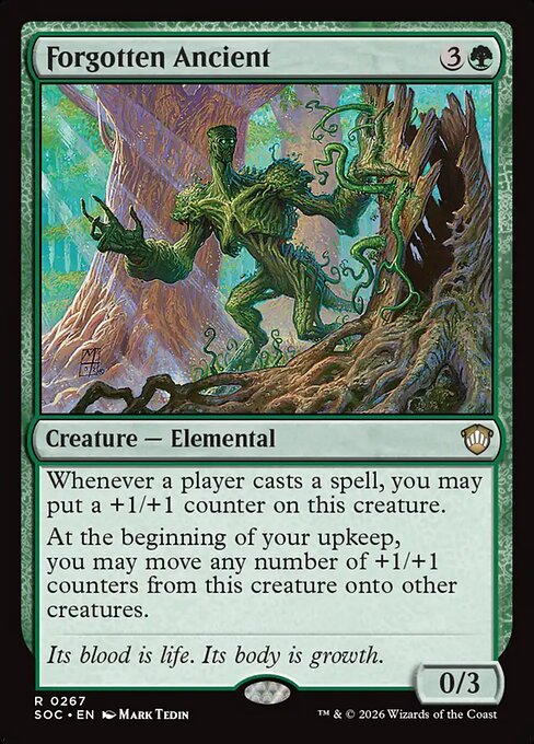 Forgotten Ancient - Secrets of Strixhaven Commander MTG spoiler