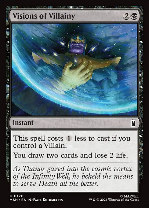 Visions of Villainy - Marvel Super Heroes MTG spoiler