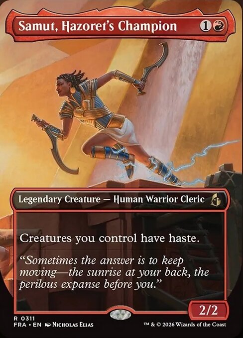 Samut, Hazoret's Champion - Reality Fracture MTG spoiler