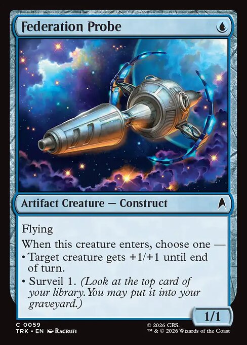 Federation Probe - Star Trek MTG spoiler