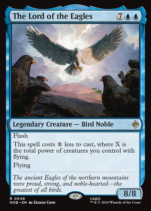 The Lord of the Eagles - The Hobbit MTG spoiler