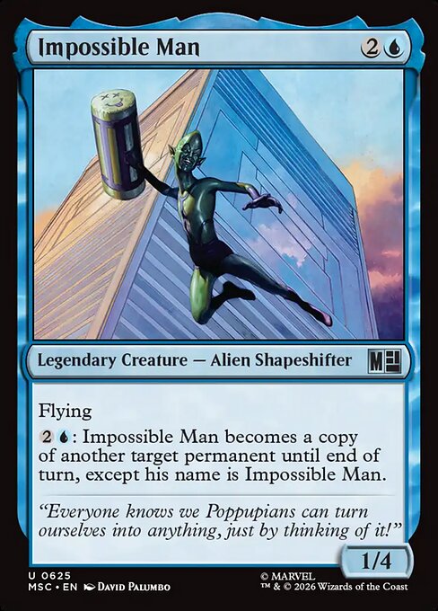 Impossible Man - Marvel Super Heroes Commander MTG spoiler