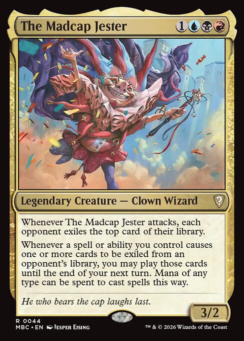 The Madcap Jester - Mystery Booster: Commander Edition MTG spoiler