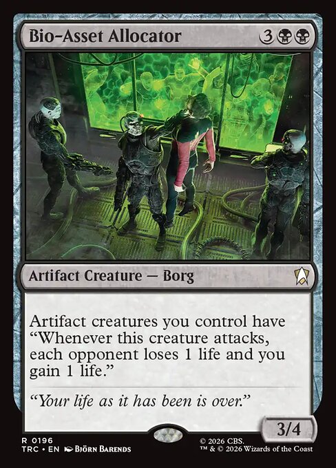Bio-Asset Allocator - Star Trek Commander MTG spoiler