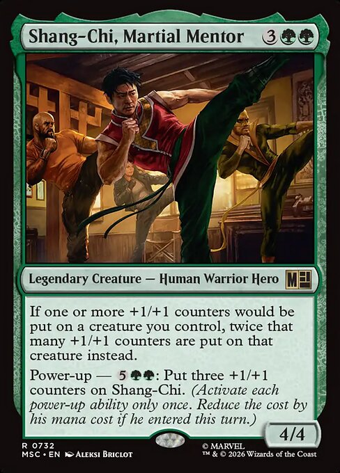 Shang-Chi, Martial Mentor - Marvel Super Heroes Commander MTG spoiler