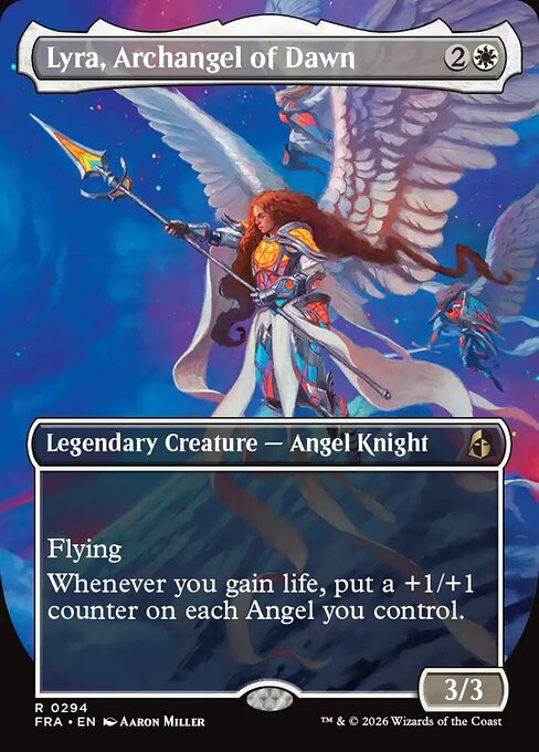Lyra, Archangel of Dawn - Reality Fracture MTG spoiler
