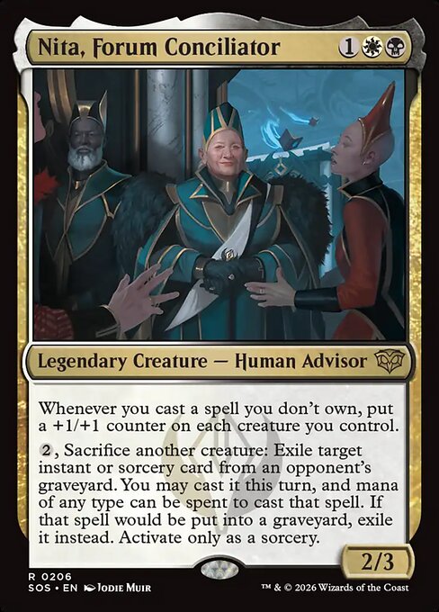 Nita, Forum Conciliator - Secrets of Strixhaven MTG spoiler