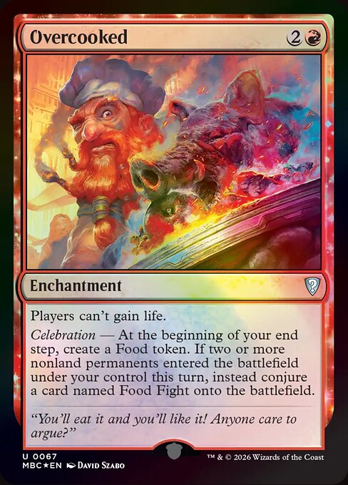 Overcooked - Mystery Booster: Commander Edition MTG spoiler