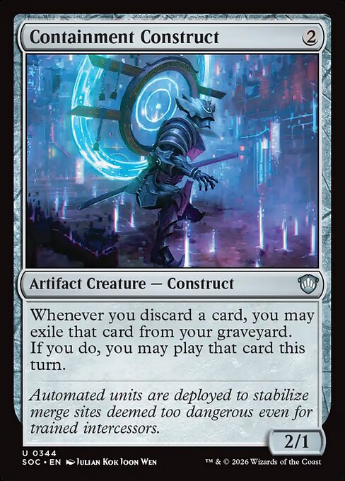 Containment Construct - Secrets of Strixhaven Commander MTG spoiler