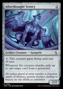 Afterthought Sentry - Reality Fracture MTG spoiler