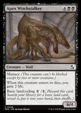 Apex Witchstalker - Reality Fracture MTG spoiler
