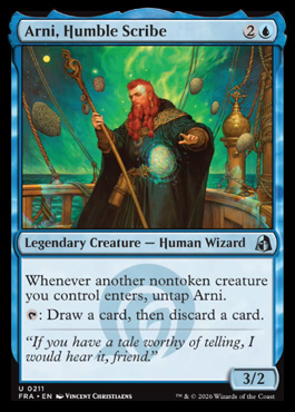 Arni, Humble Scribe - Reality Fracture MTG spoiler