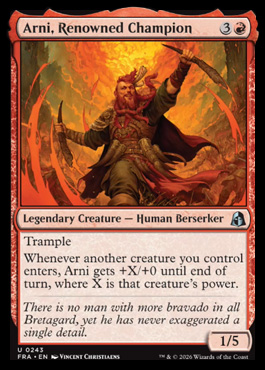 Arni, Renowned Champion - Reality Fracture MTG spoiler