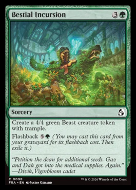 Bestial Incursion - Reality Fracture MTG spoiler