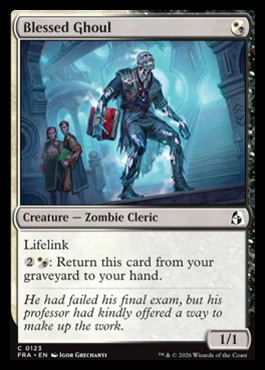 Blessed Ghoul - Reality Fracture MTG spoiler
