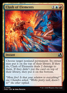 Clash of Elements - Reality Fracture MTG spoiler