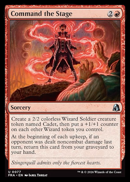 Command the Stage - Reality Fracture MTG spoiler