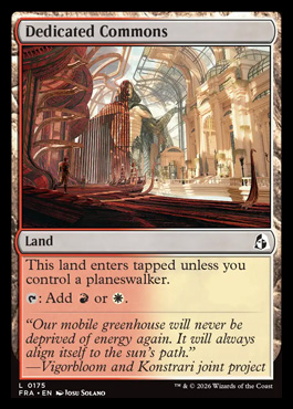 Dedicated Commons - Reality Fracture MTG spoiler