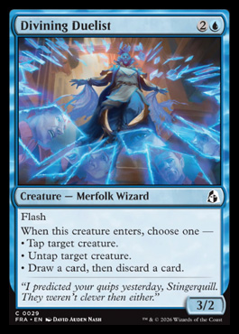 Divining Duelist - Reality Fracture MTG spoiler