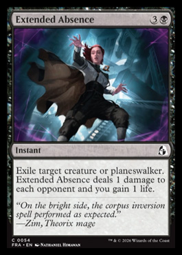 Extended Absence - Reality Fracture MTG spoiler