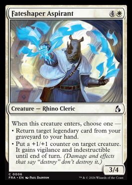 Fateshaper Aspirant - Reality Fracture MTG spoiler