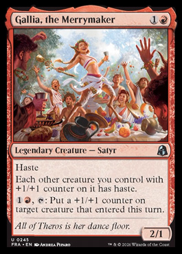 Gallia, the Merrymaker - Reality Fracture MTG spoiler