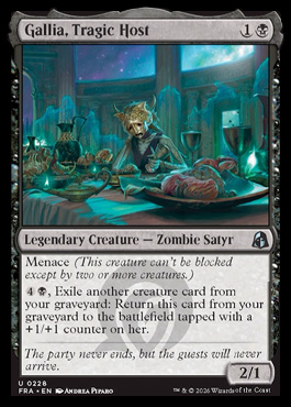 Gallia, Tragic Host - Reality Fracture MTG spoiler