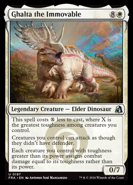 Ghalta the Immovable - Reality Fracture MTG spoiler