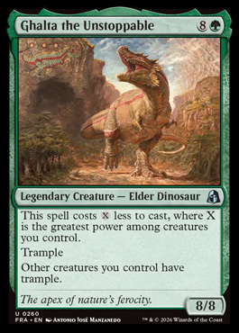 Ghalta the Unstoppable - Reality Fracture MTG spoiler