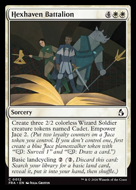 Hexhaven Battalion - Reality Fracture MTG spoiler