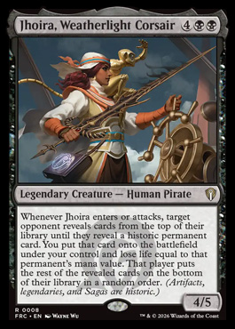 Jhoira, Weatherlight Corsair - Reality Fracture MTG spoiler