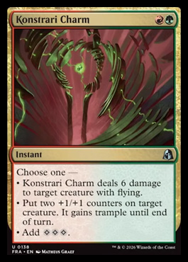 Konstrari Charm - Reality Fracture MTG spoiler