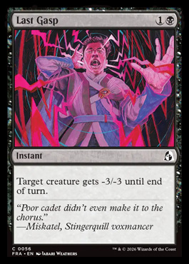 Last Gasp - Reality Fracture MTG spoiler
