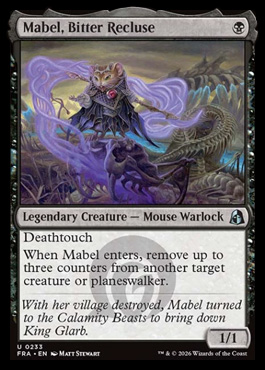 Mabel, Bitter Recluse - Reality Fracture MTG spoiler