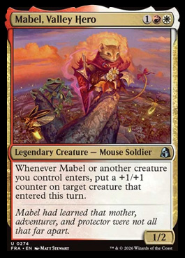 Mabel, Valley Hero - Reality Fracture MTG spoiler